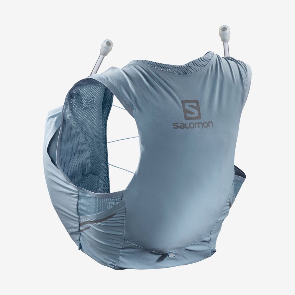 SALOMON SENSE PRO 5 SET Philippines - Women's Trail Running Packs - Blue | 730481-OVZ